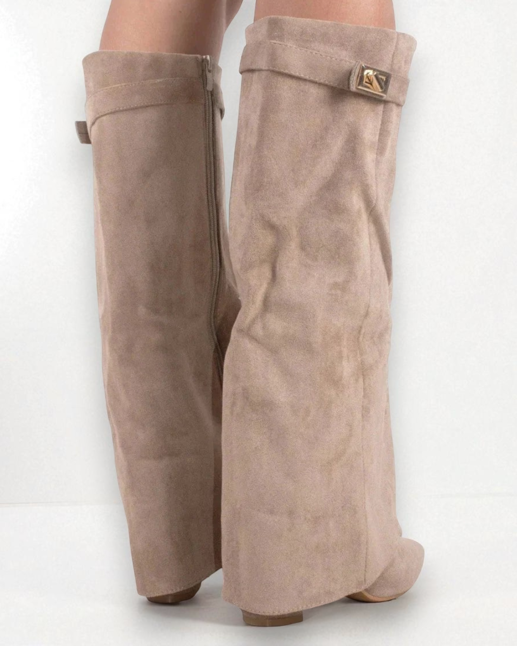 Liora™ | Flap-Detail High Boots